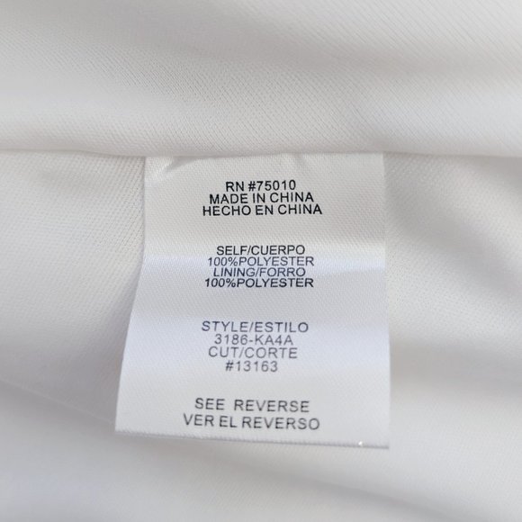 Long Elegant Maxi Skirt - White with sheer and solid layers - Never Worn - Picture 5 of 7